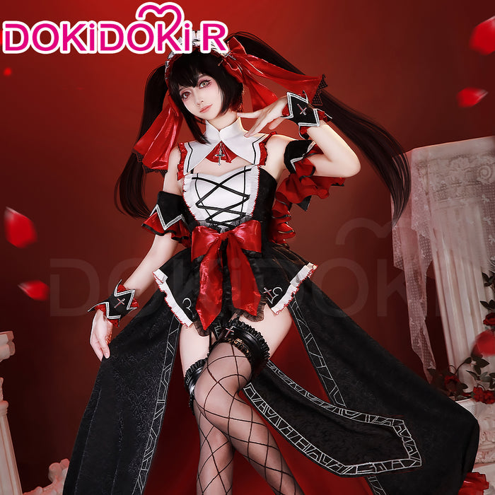 【in Stock】DokiDoki-R Anime Date A Live Cosplay Kurumi Tokisaki Costume Ratziel Rasiel