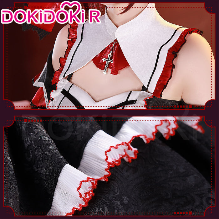 【in Stock】DokiDoki-R Anime Date A Live Cosplay Kurumi Tokisaki Costume Ratziel Rasiel