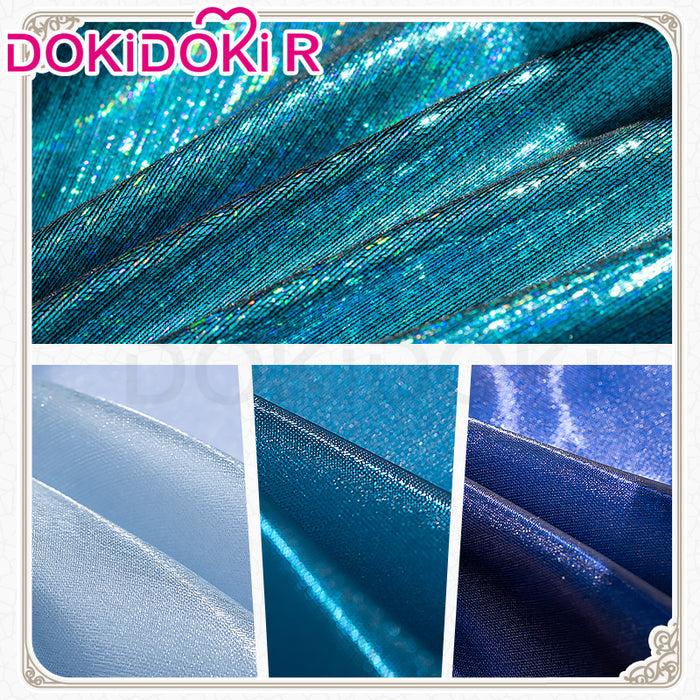 【In Stock】DokiDoki-R Cosplay Midsummer Fairy Girl Costume Green Gown Dress