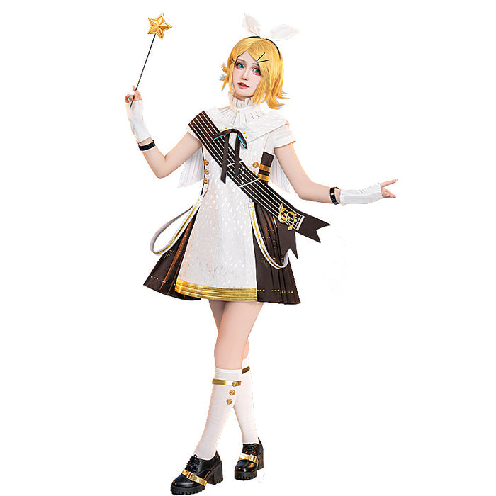 【IN STOCK】Dokidoki-R Vsinger Cosplay Kagamine Rinn Costume Symphony