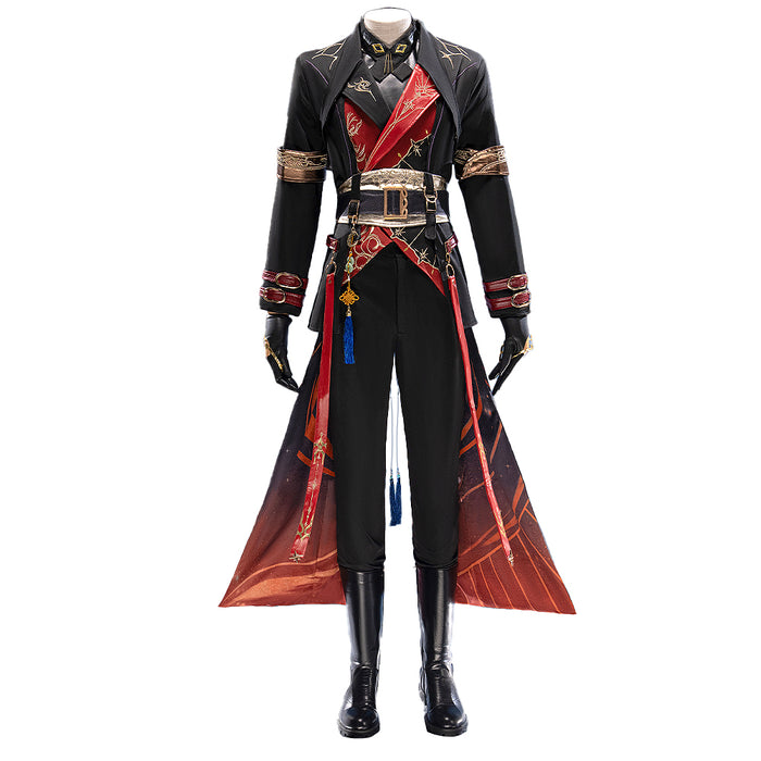 【IN STOCK】【S-2XL】DokiDoki-R Game Love and Deepspace Cosplay Xavier Time Hunter Black