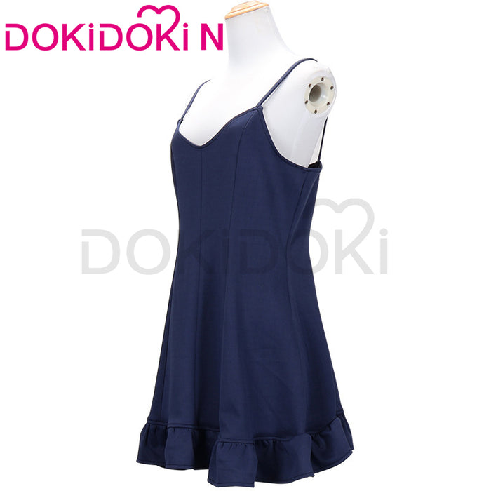 【In Stock】【Size S-3XL】DokiDoki-N Anime Cosplay Costume Blue Dress Swimsuit