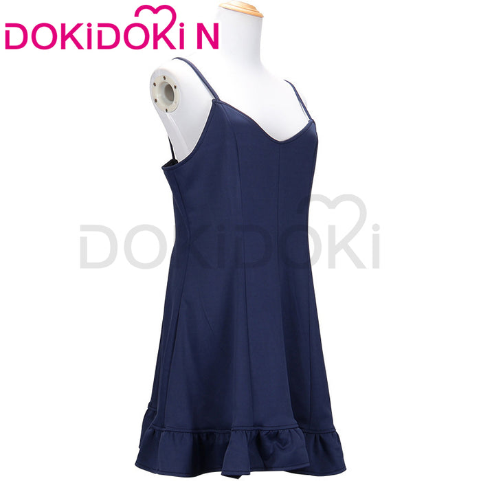 【In Stock】【Size S-3XL】DokiDoki-N Anime Cosplay Costume Blue Dress Swimsuit