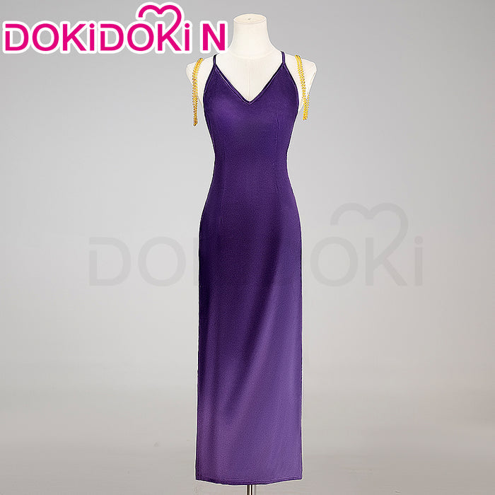 【In Stock】【Size S-3XL】DokiDoki-N Anime Cosplay Purple dress