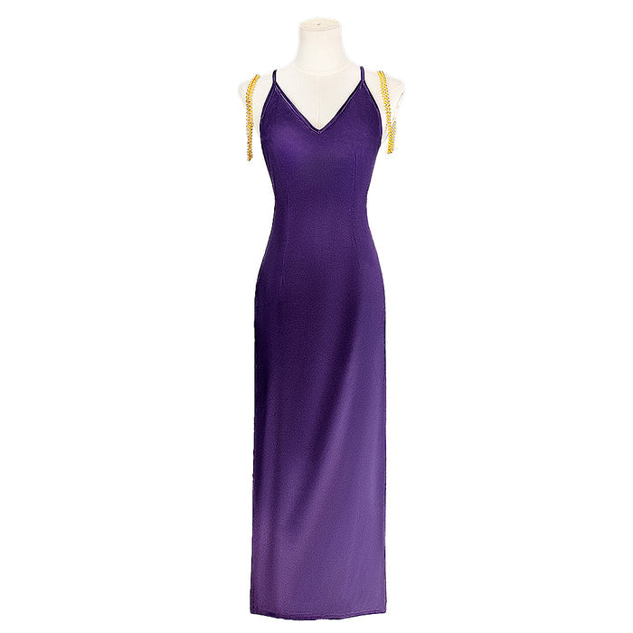 【In Stock】【Size S-3XL】DokiDoki-N Anime Cosplay Purple dress