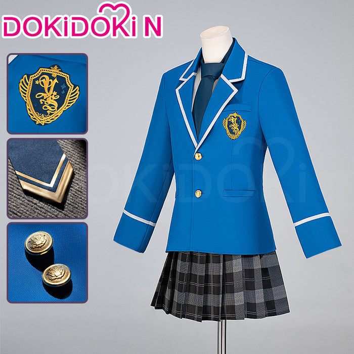 【In Stock】【Size S-3XL】DokiDoki-N Game Ensemble Stars Cosplay School Uniform Anzu Costume ES