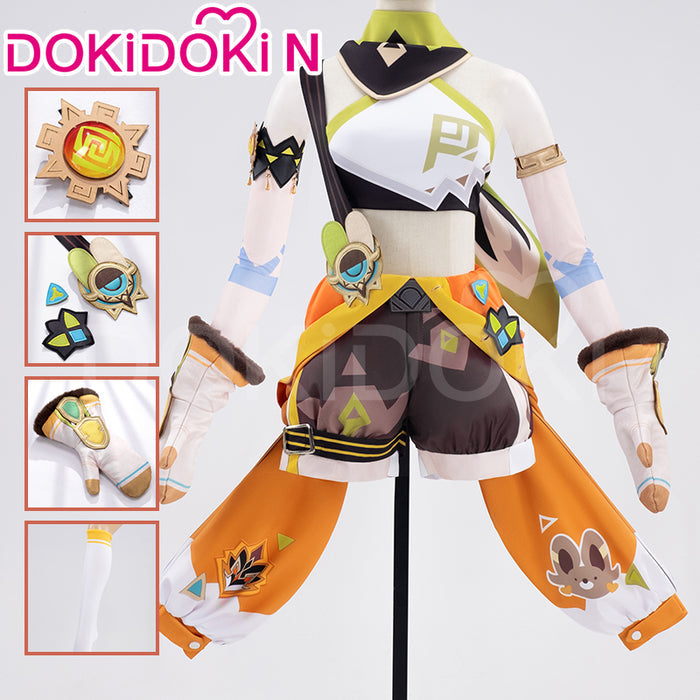 【In Stock】【Size XS-3XL】DokiDoki-N Game Genshin Impact Cosplay Kachina Costume Natlan
