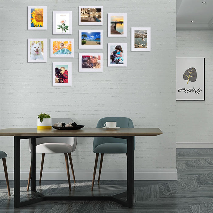 Interchangeable photo frame set
