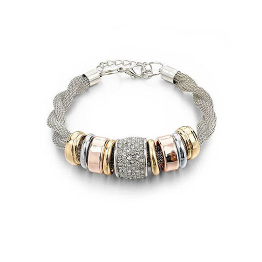 Intertwined Ring Accent Bracelet