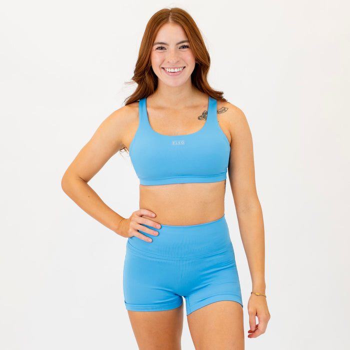 Azure - Isla Scoop Neck Sports Bra
