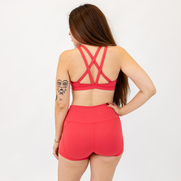 Watermelon Isla Sports Bra - Medium Support by FLEO - 2