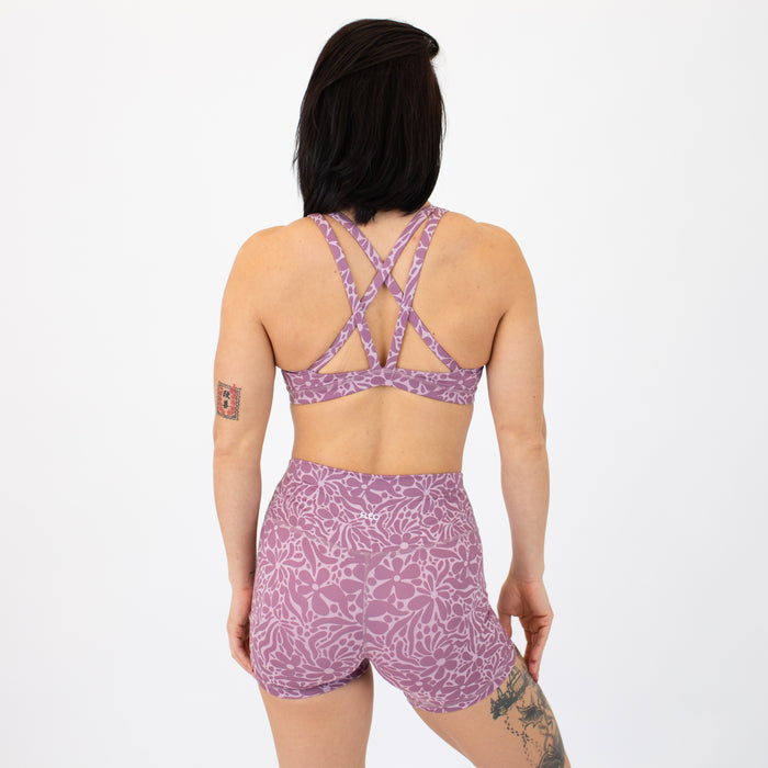 Mauve Petal Isla Sports Bra - Medium Support by FLEO - 2