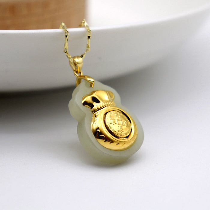 Jade Money Bag Pendant