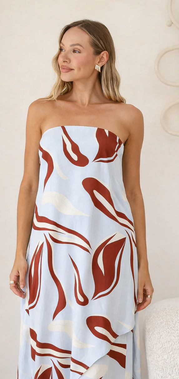 Jatea The Label Strapless Dress