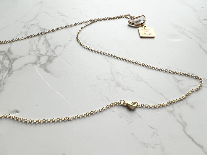 Jehovah is my Strength Gold Necklace - GINGERS