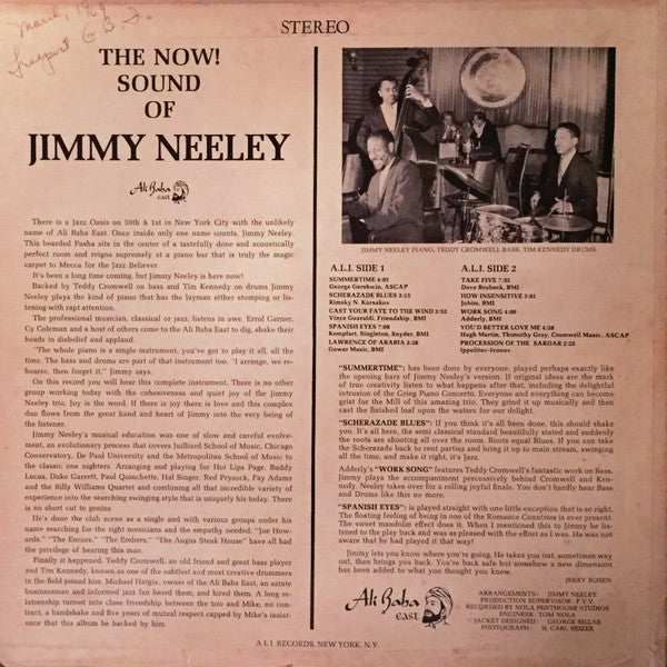 Jimmy Neeley - The Now! Sound Of Jimmy Neeley (LP) [US] 1st (Very Good Plus (VG+))