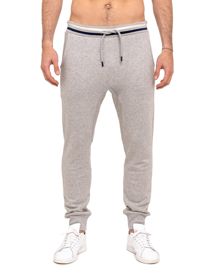 jogging loose grey21 PULLIN en coton