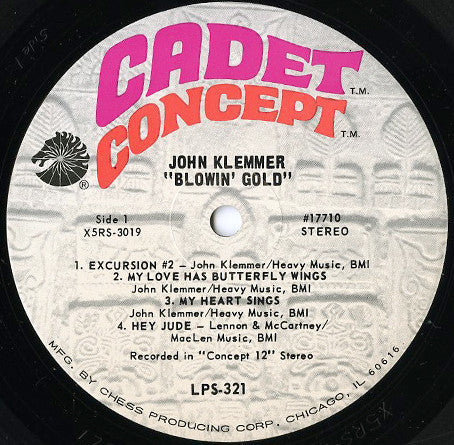 John Klemmer - Blowin' Gold (LP) [US] 1st (Very Good Plus (VG+))