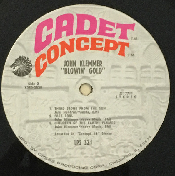 John Klemmer - Blowin' Gold (LP) [US] 1st (Very Good Plus (VG+))