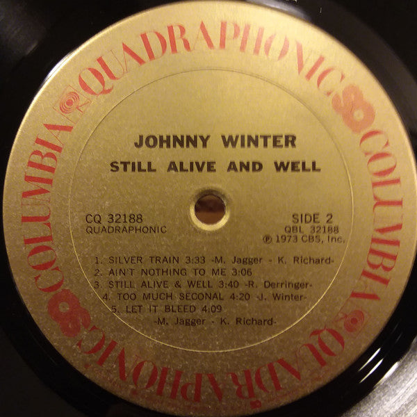 Johnny Winter - Still Alive And Well (LP) [US] 1st (Very Good Plus (VG+))