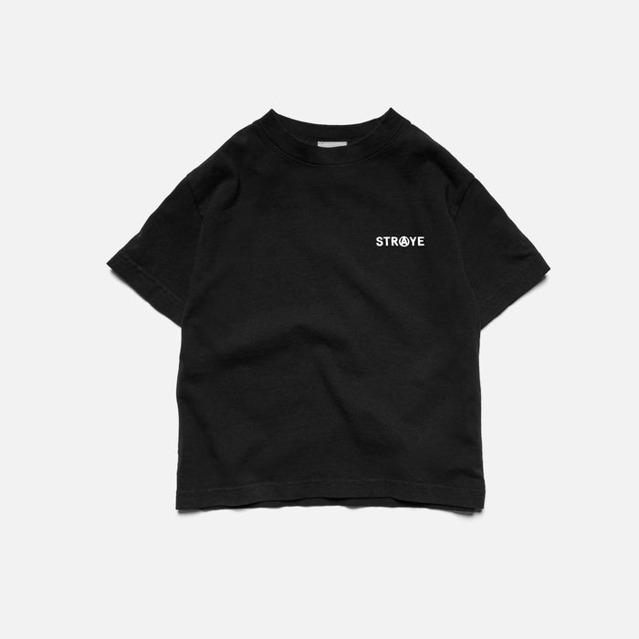 KIDS BLAZE S/S - WASHED BLACK | Front View