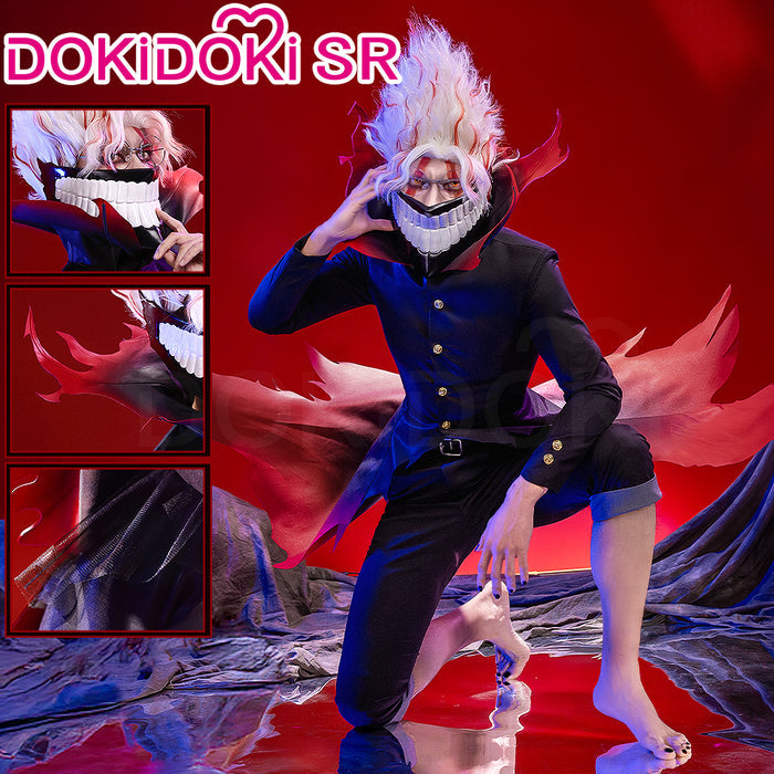 【Last Batch】【Ready For Ship】【Size S-3XL】【Mask Included】DokiDoki-SR Anime DDD Cosplay Black Red Costume Male Halloween