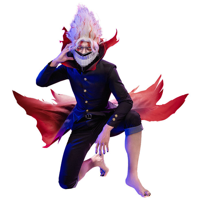 【Last Batch】【Ready For Ship】【Size S-3XL】【Mask Included】DokiDoki-SR Anime DDD Cosplay Black Red Costume Male Halloween