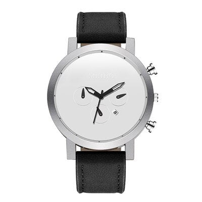 Leather Sports Chrono Watch