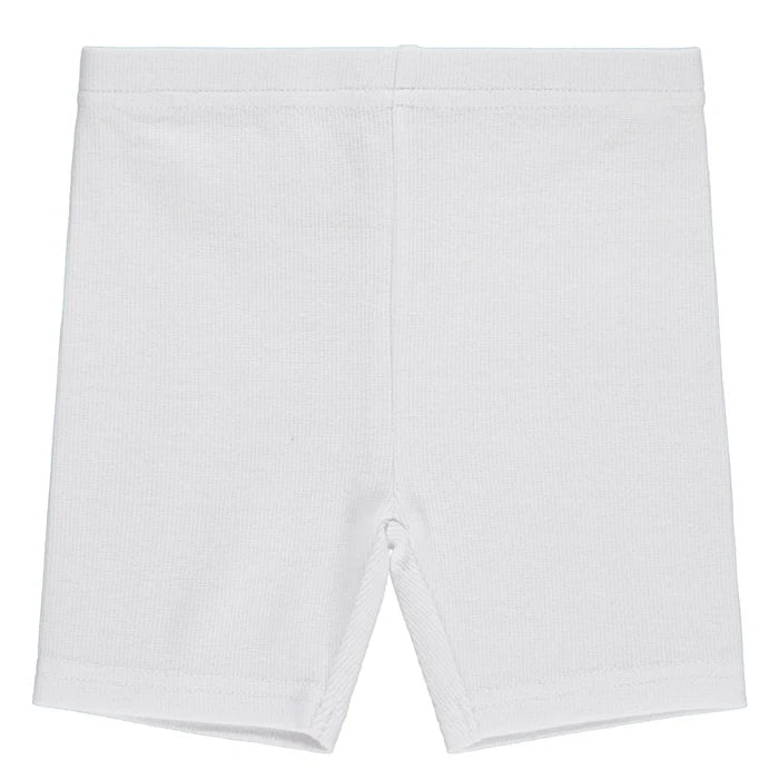 leggings ribbed short - winter white