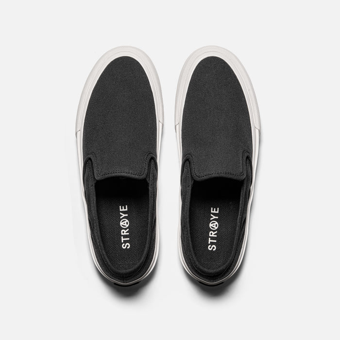 STRAYE Lenox Graphite Bevel –  top view with cushioned insole