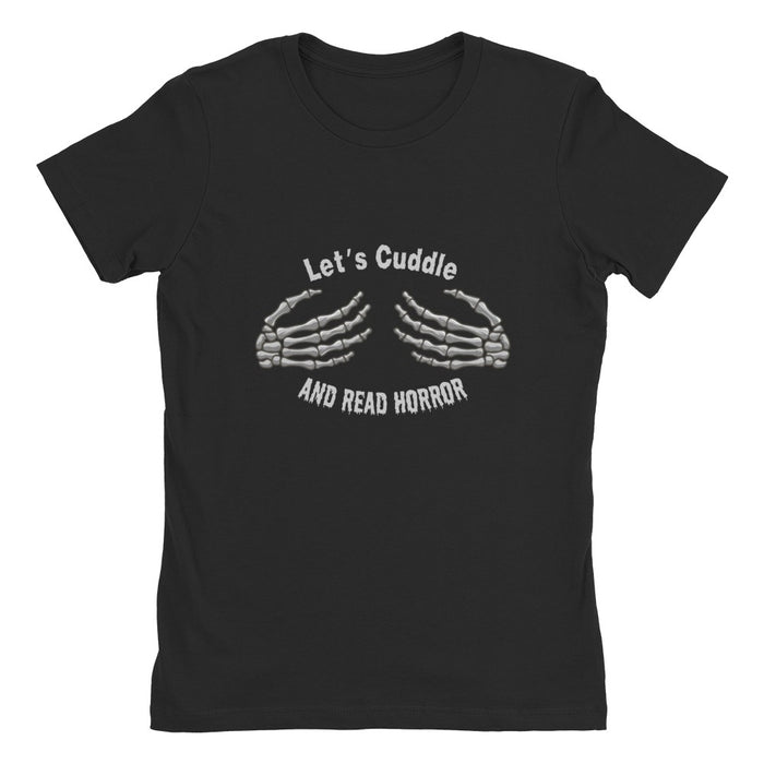 Let's Cuddle And Read Horror BF Tee