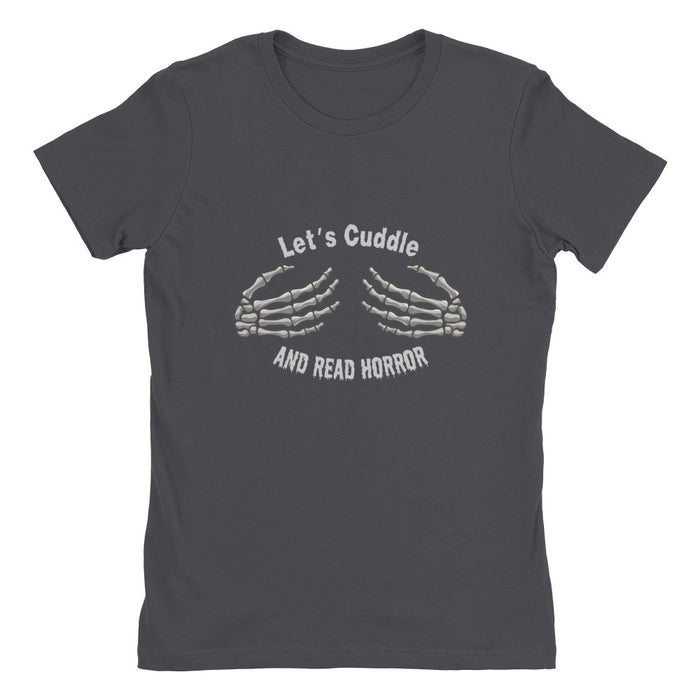 Let's Cuddle And Read Horror BF Tee