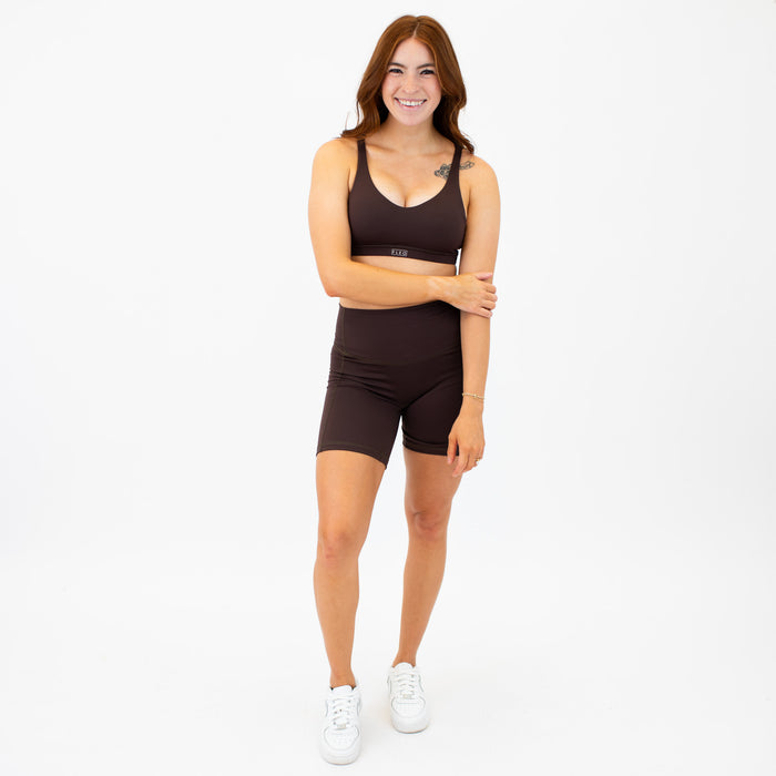 Lexi Sports Bra - Chocolate