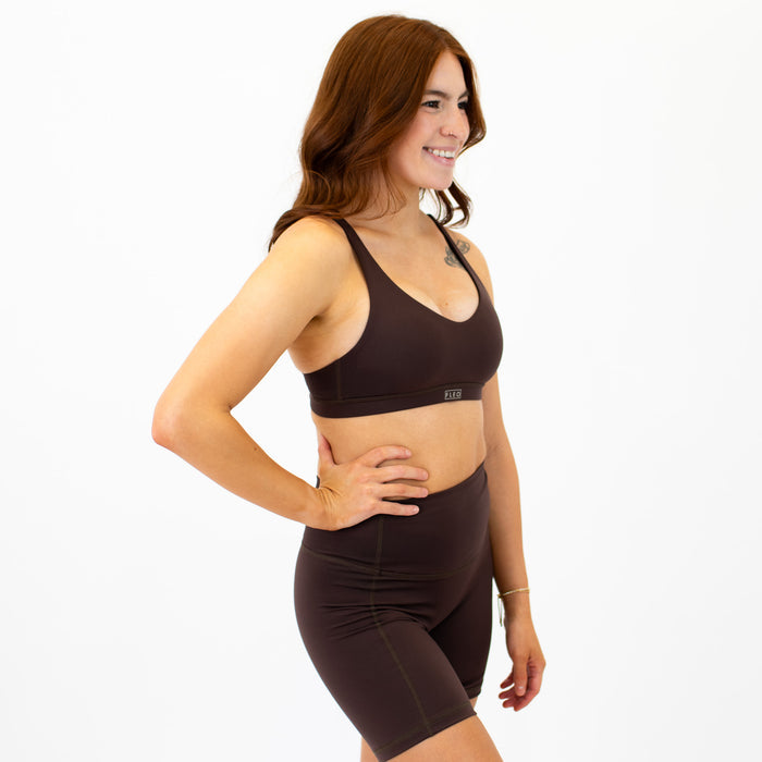 Lexi Sports Bra - Chocolate