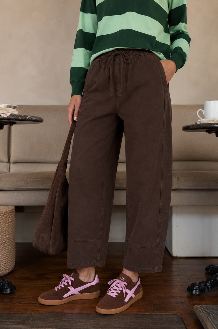 Liberty Rose Barrel Jeans Espresso