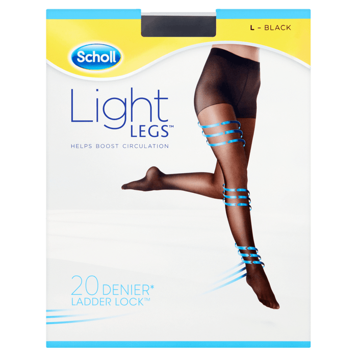 Scholl Tights Scholl Light Legs 20 Den Black L - HIDDEN
