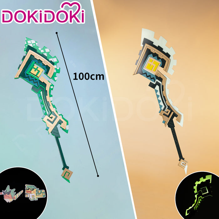 【Lighting Ver.】DokiDoki Game Genshin Impact Cosplay Kinich Cosplay Prop Weapon Natlan
