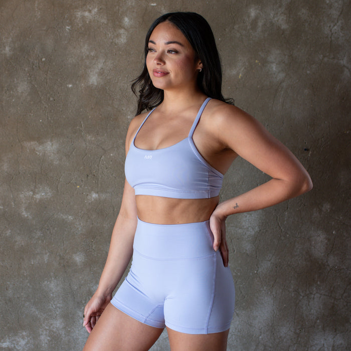 Lavender Fields Loop Back Sports Bra - Light Support by FLEO - 4