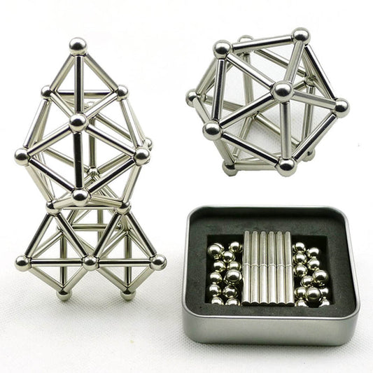 Magnetic Steel Sticks and Balls