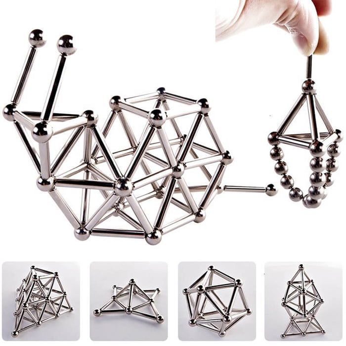 Magnetic Steel Sticks and Balls