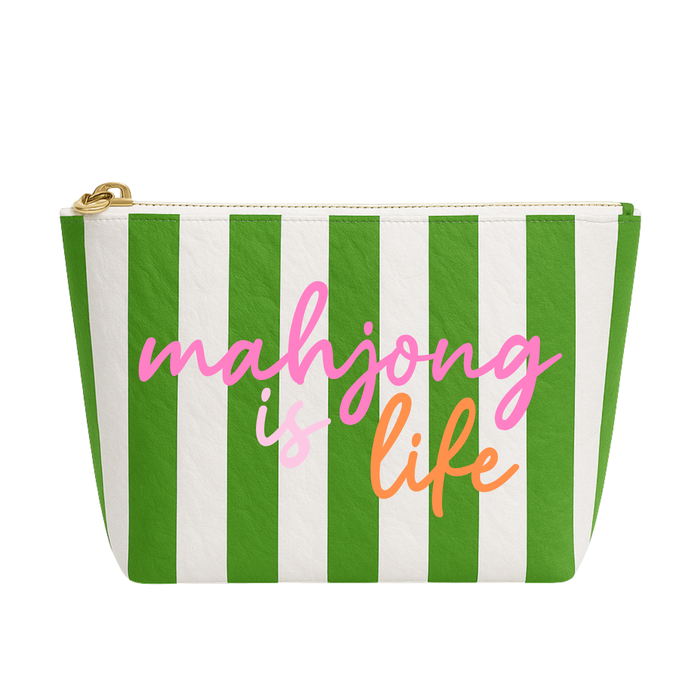 Mahjong is Life | Makeup Pouch