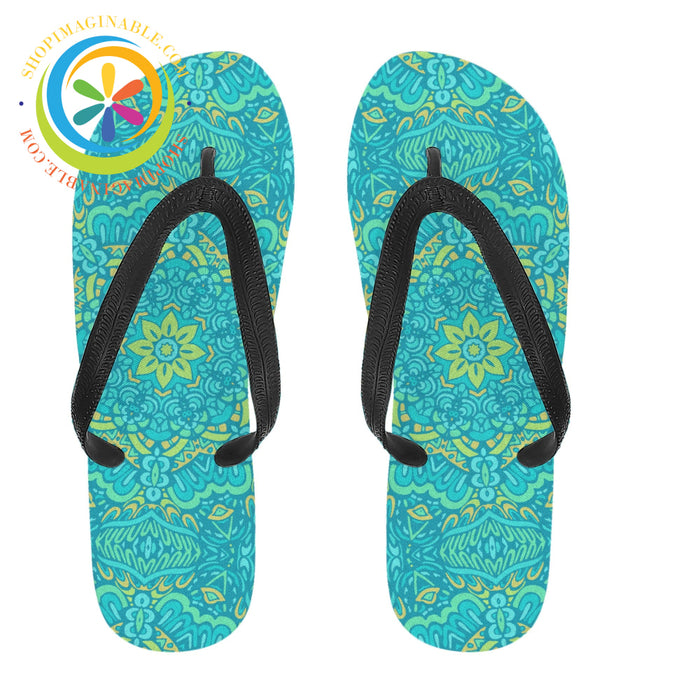 Mandala Dreams Flip-Flops Men's & Ladies-ShopImaginable.com
