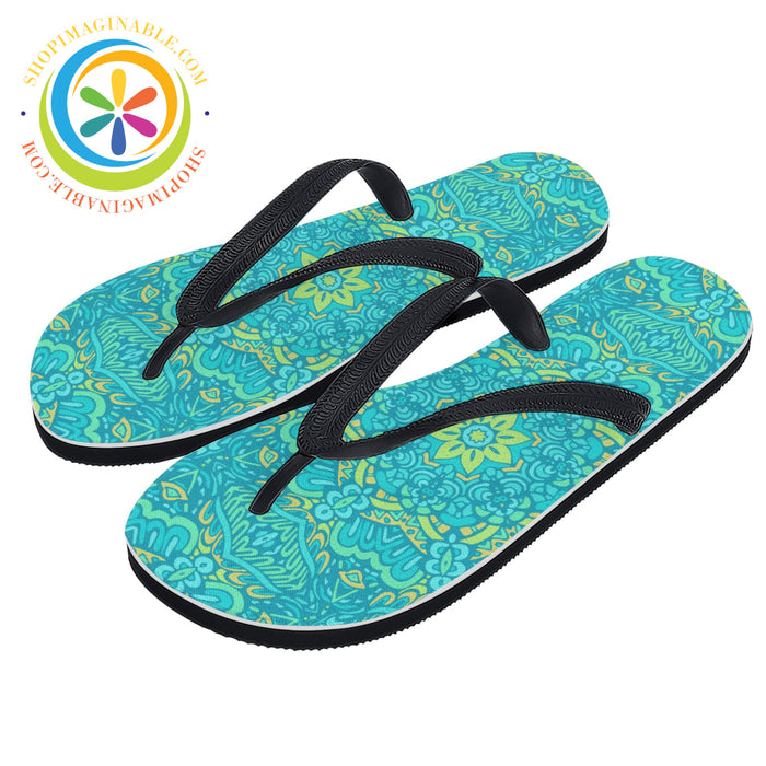 Mandala Dreams Flip-Flops Men's & Ladies-ShopImaginable.com