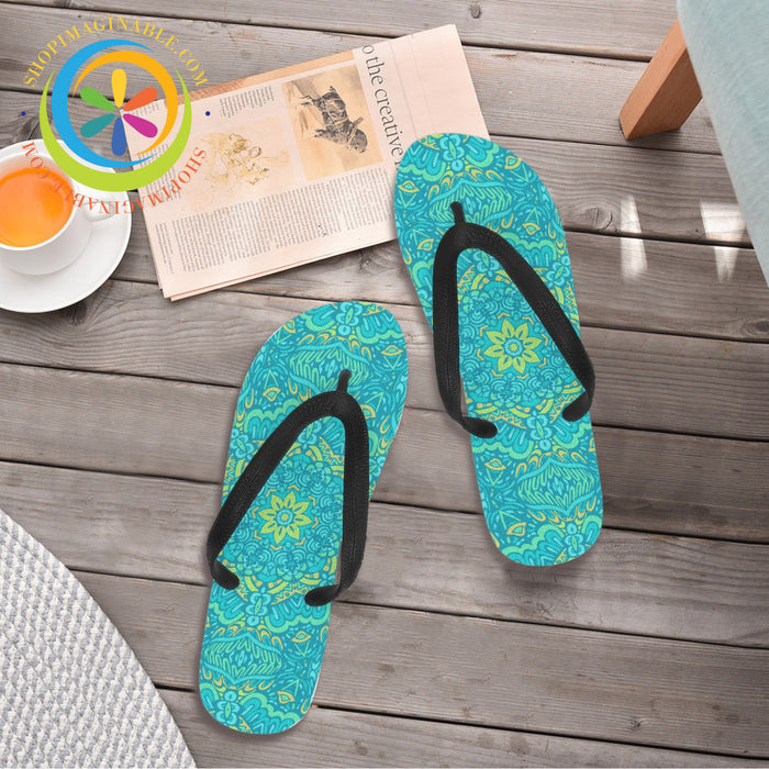 Mandala Dreams Flip-Flops Men's & Ladies-ShopImaginable.com