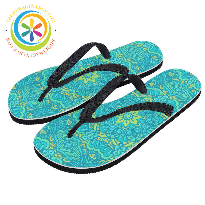 Mandala Dreams Flip-Flops Men's & Ladies-ShopImaginable.com