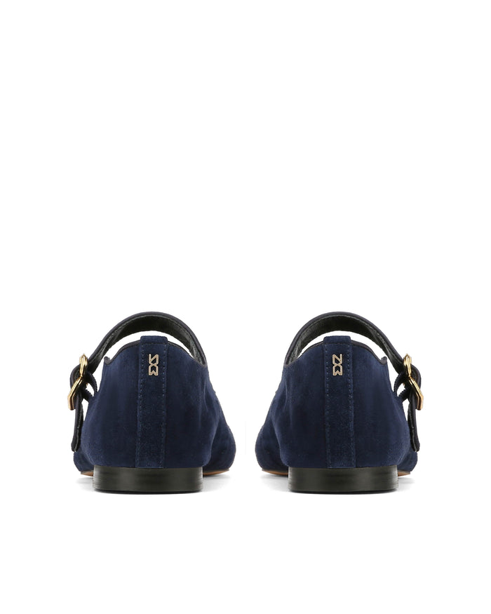 Masa Navy Suede