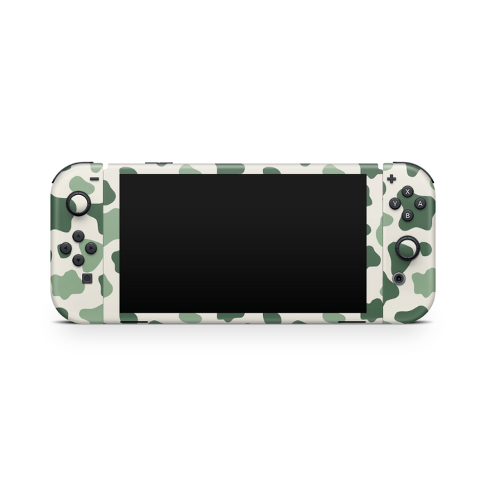 Matcha Moo Moo Nintendo Switch OLED Decal Skin