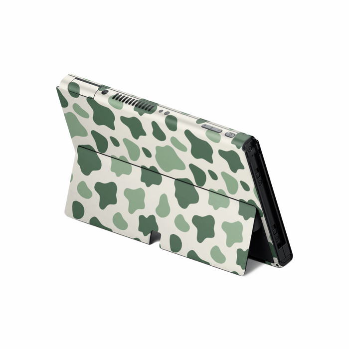 Matcha Moo Moo Nintendo Switch OLED Decal Skin