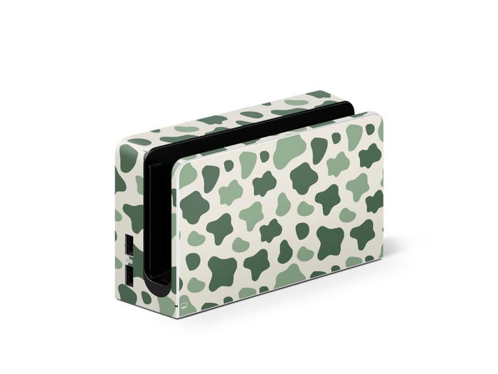 Matcha Moo Moo Nintendo Switch OLED Decal Skin