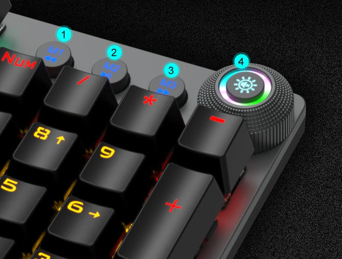Mechanical wired gaming keyboard